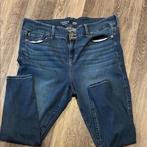 Torrid Women's Dark Blue Skinny Jeans